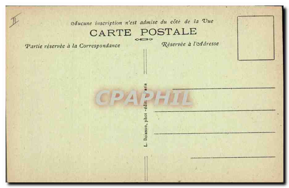 CPA Cloche La Savoyarde de Montmartre Sacre Coeur Paris  — Verso
