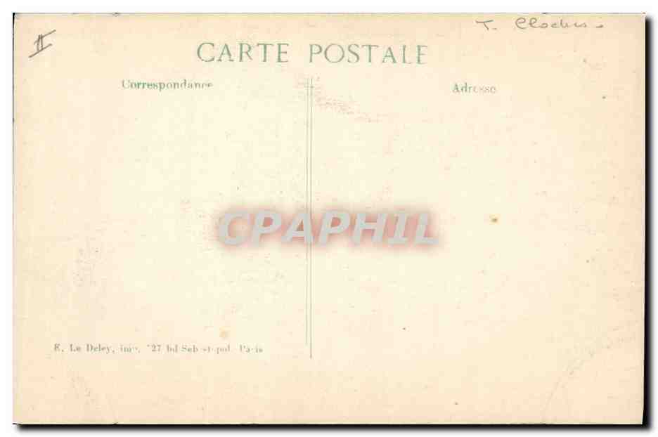 CPA Cloche Les cloches de la cathedrale de Reims apres le bombardement Militaria  — Rückseite