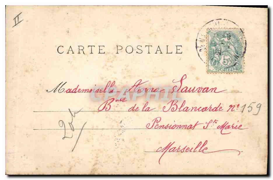 CPA Cloche La voix des cloches Ange  — Rückseite