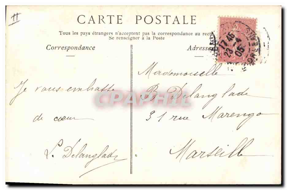 CPA Cloche Enfant Cloches de Paques — Rückseite