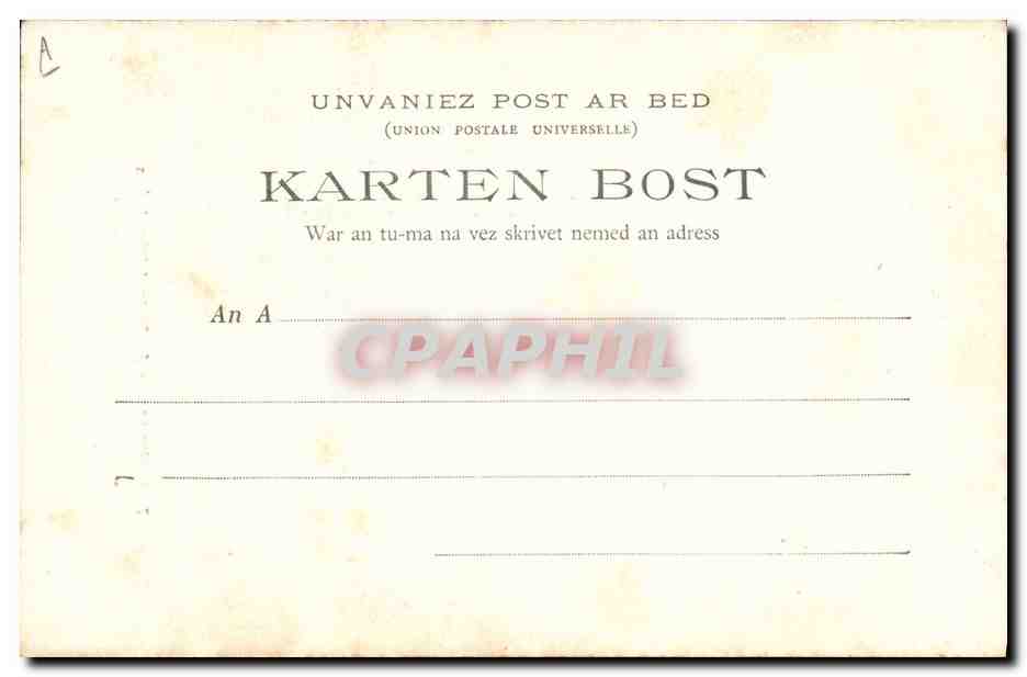 CPA Folklore Botrel Les chansons de Botrel illustrees La chanson du patour Chien  — Verso