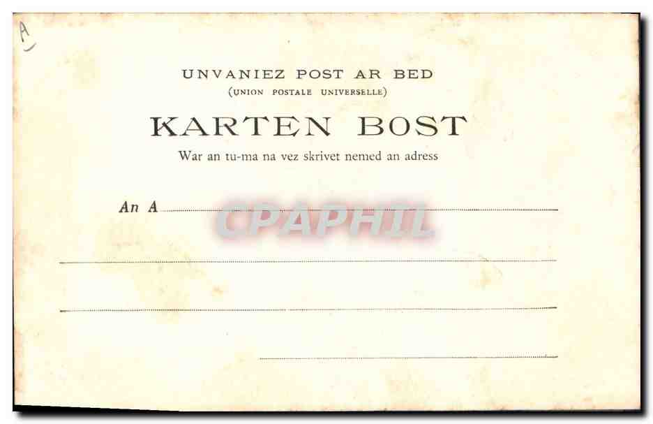 CPA Folklore Botrel Les chansons de Botrel illustrees Le fil casse Marin  — Verso