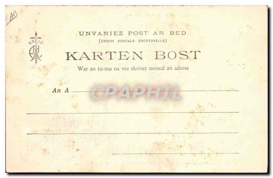 CPA Folklore Botrel Les chansons de Botrel illustrees Le Petit Goret Cochon Porc  — Verso