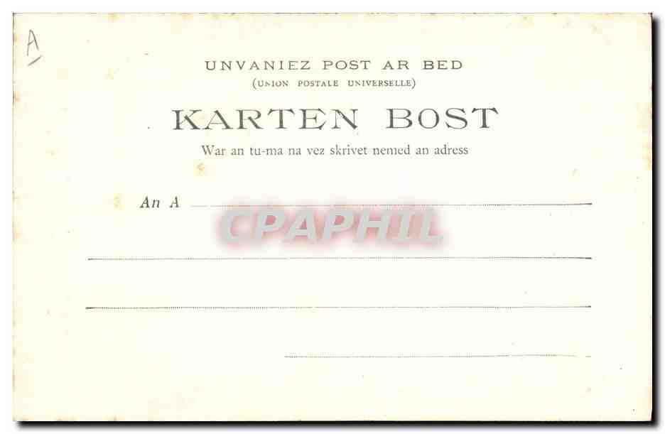 CPA Folklore Botrel Les chansons de Botrel illustrees La chanson du patour Chien  — Verso