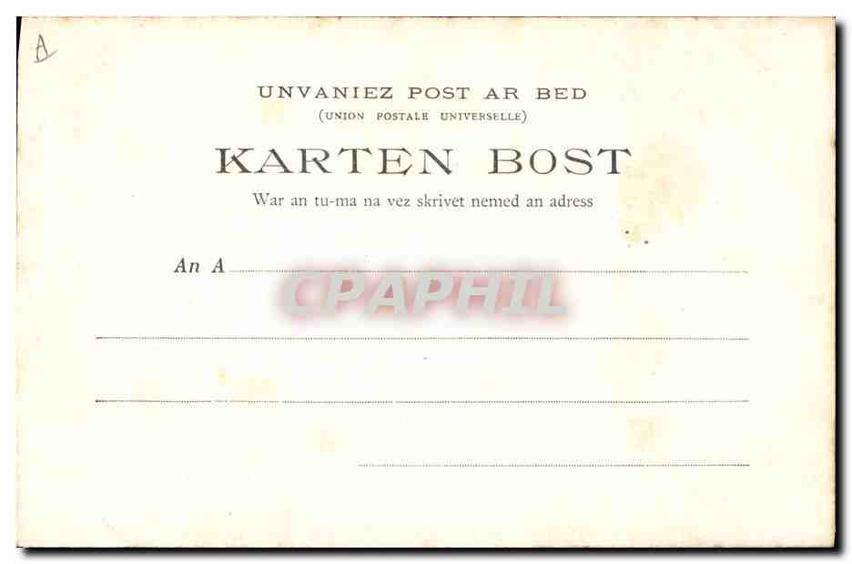 CPA Folklore Botrel Les chansons de Botrel illustrees Le fil casse Marin  — Verso