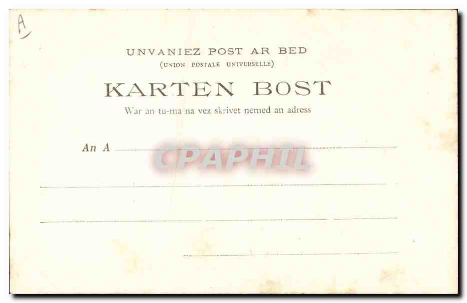 CPA Folklore Botrel Les chansons de Botrel illustrees Le fil casse Marin  — Verso