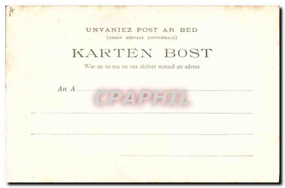 CPA Folklore Botrel Les chansons de Botrel illustrees La chanson du patour Chien  — Verso