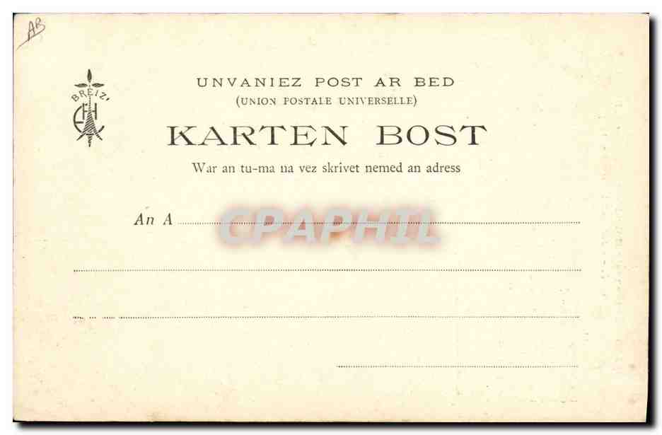 CPA Folklore Botrel Les chansons de Botrel illustrees Le Petit doigt  — Verso