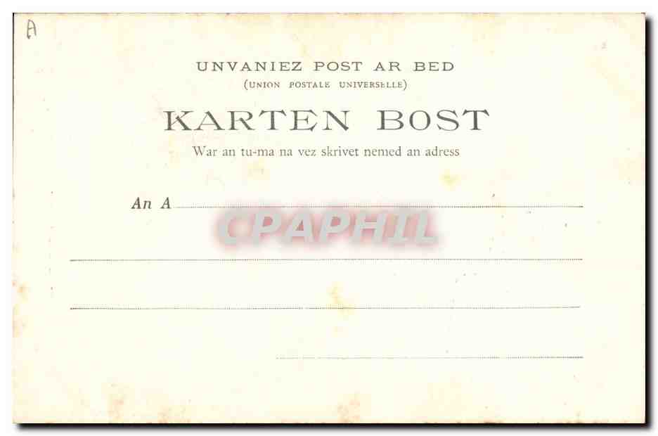 CPA Folklore Botrel Les chansons de Botrel illustrees La chanson du patour Chien  — Verso