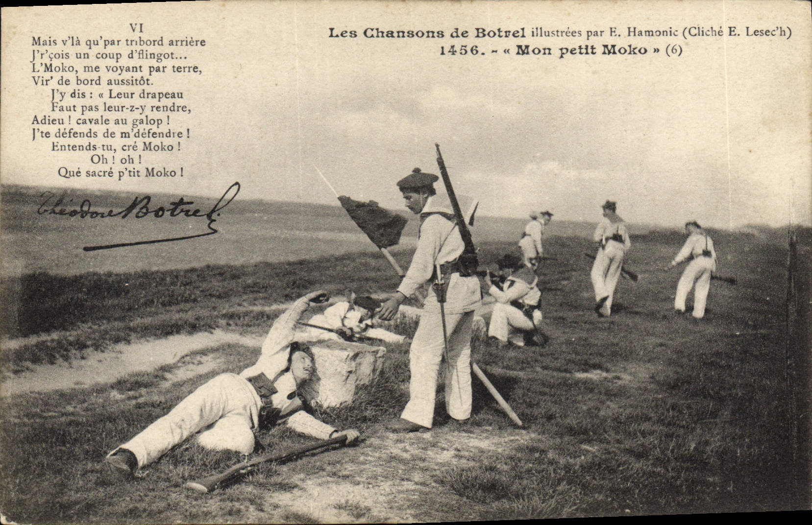 CPA Folklore Botrel Les chansons de Botrel illustrees Mon petit Moko 