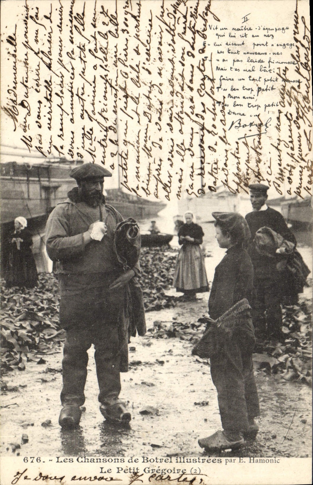 CPA Folklore Botrel Les chansons de Botrel illustrees Le Petit Gregoire Marin 