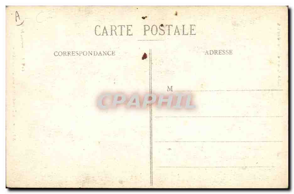 CPA Folklore Lits clos et berceaux La descente du Paradis  — Verso