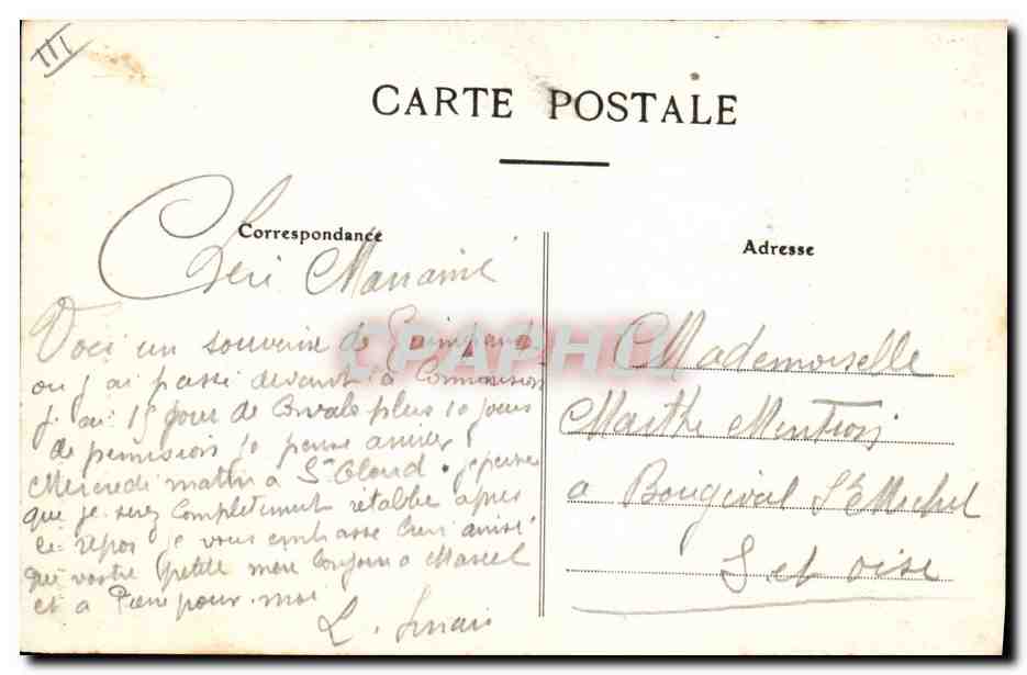 CPA Folklore Autour des Lits clos Ils n'attendent que l'age pour parler mariage  — Verso