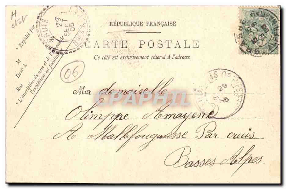 CPA Cueillette Grasse Usine Lautier Fils La fabrication des parfums a la violette TOP  — Rückseite