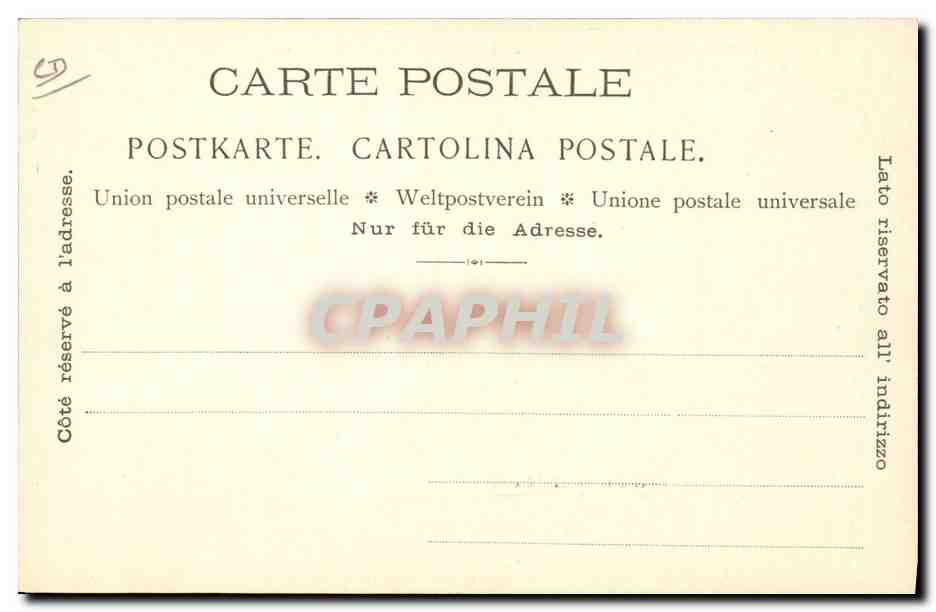 CPA Cueillette des tubereuses Parfumerie Molinard Jeune a Grasse  — Rückseite