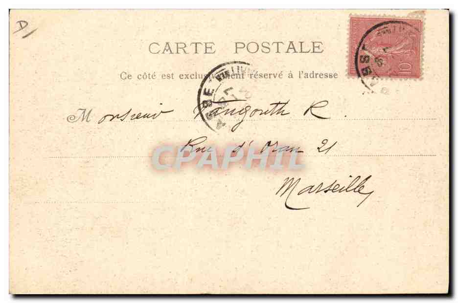 CPA Cueillette des roses Provence  — Rückseite