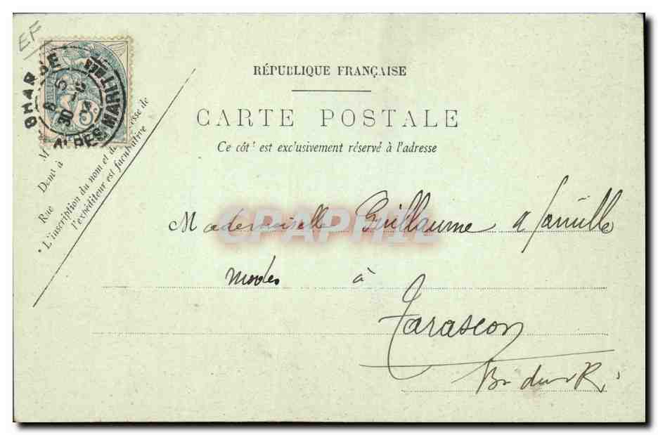 CPA Cueillette Grasse Usine Lautier Fils Les violettes de Parme a l'usine TOP  — Rückseite