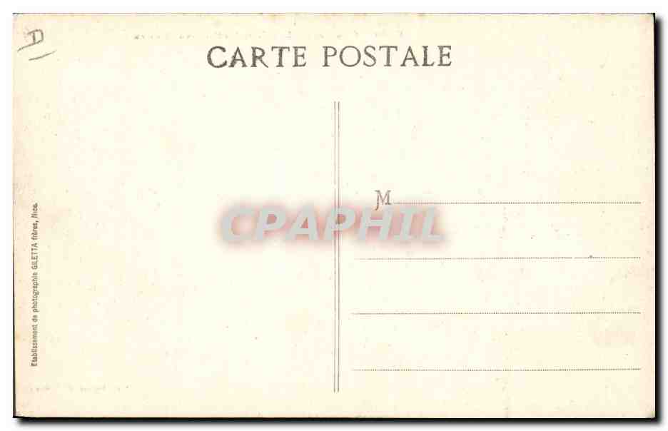 CPA Cueillette des roses Vence  — Rückseite