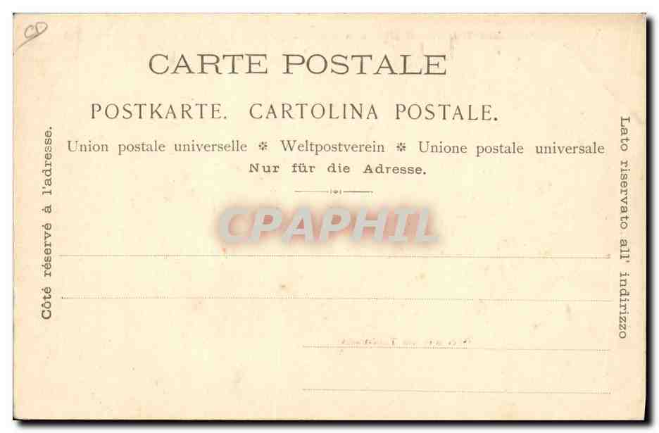 CPA Cueillette des Tubereuses Parfumerie Molinard Court Grasse  — Rückseite