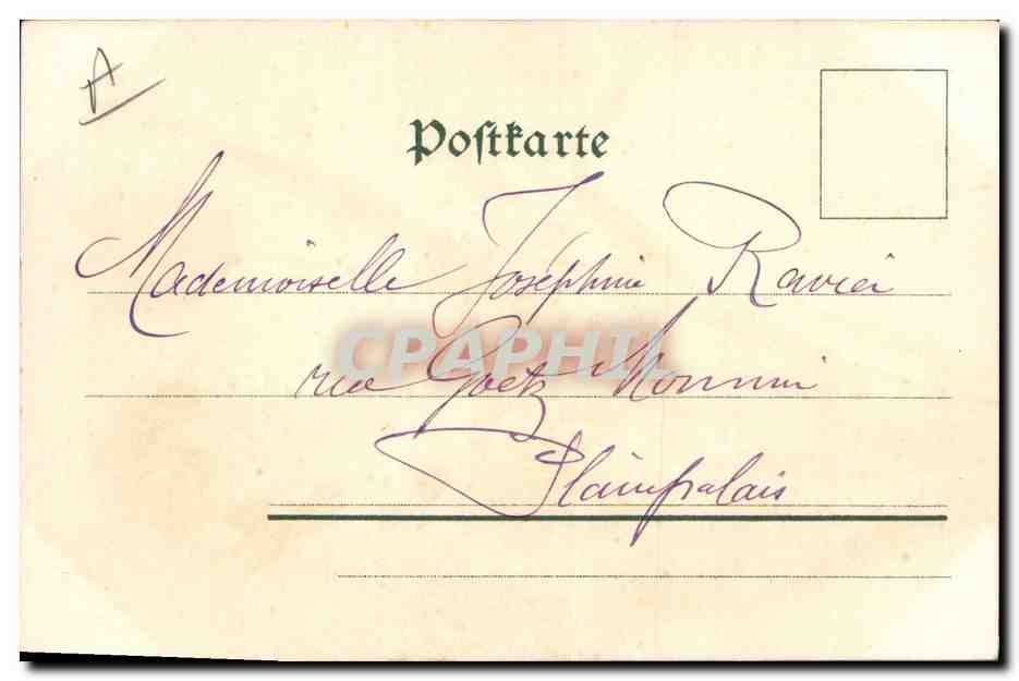 CPA Fantaisie Illustrateur Femme Fleurs  — Rückseite