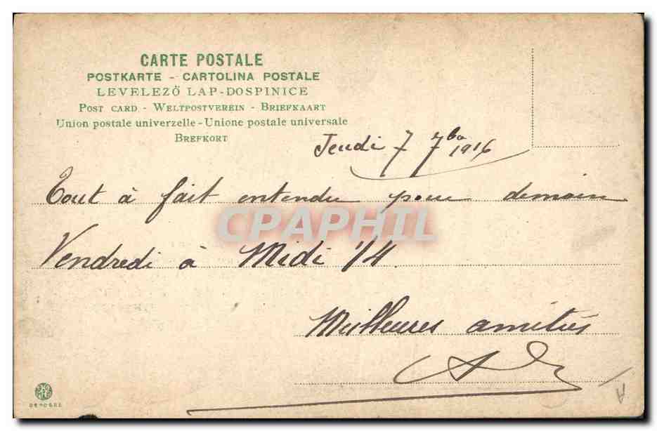 CPA Fantaisie Illustrateur Femme Soeurs  — Verso