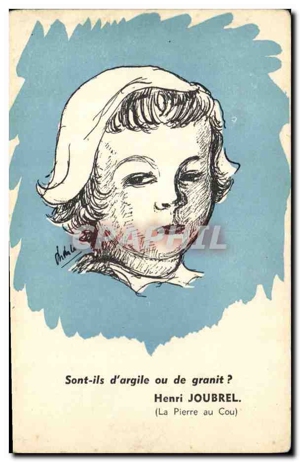 CPA Fantaisie Illustrateur Enfant Sont ils d'argile ou de granit 