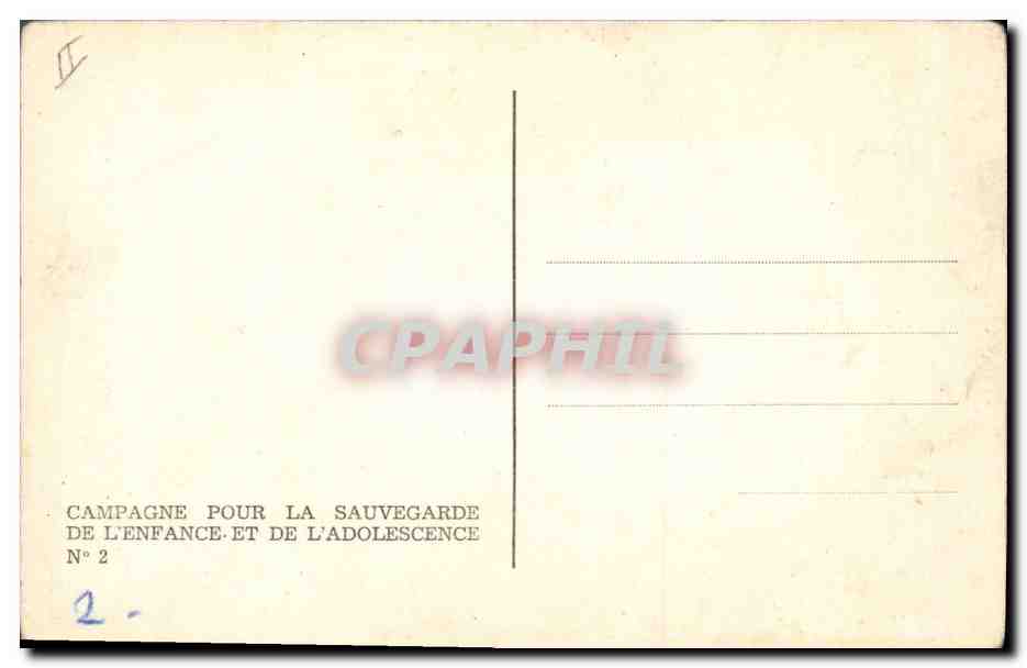 CPA Fantaisie Illustrateur Enfant Sont ils d'argile ou de granit  — Back