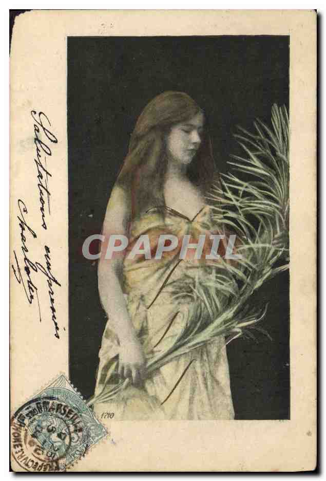 CPA Fantaisie Illustrateur Femme 