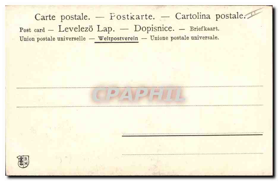 CPA Fantaisie Illustrateur Femme Cheval Nacht Lune  — Rückseite