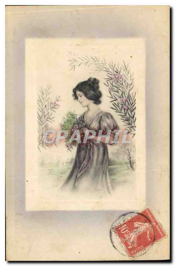 CPA Fantaisie Femme 