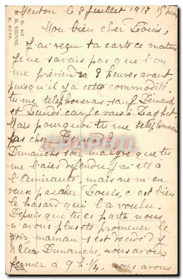 Junge Frau mit Rosen — Verlag R. P. M. — Nr. 403 — Rückseite