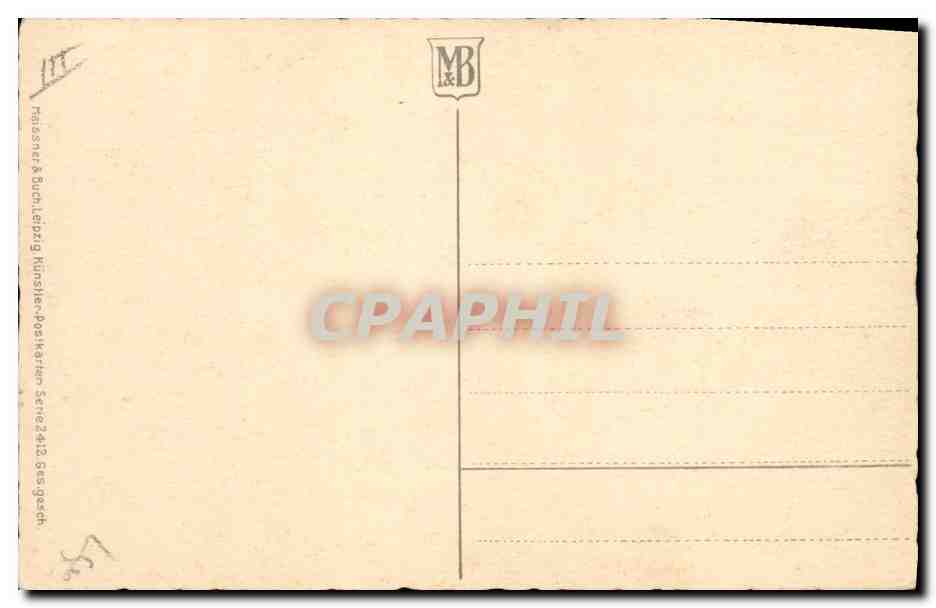 CPA Fantaisie Illustrateur Fleurs  — Verso