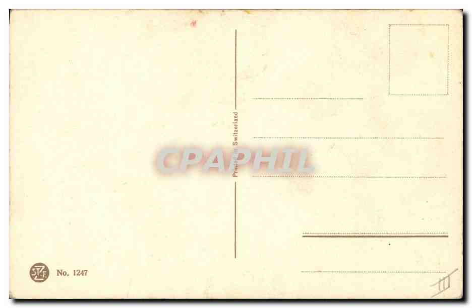 CPA Fantaisie Illustrateur Fleurs  — Verso