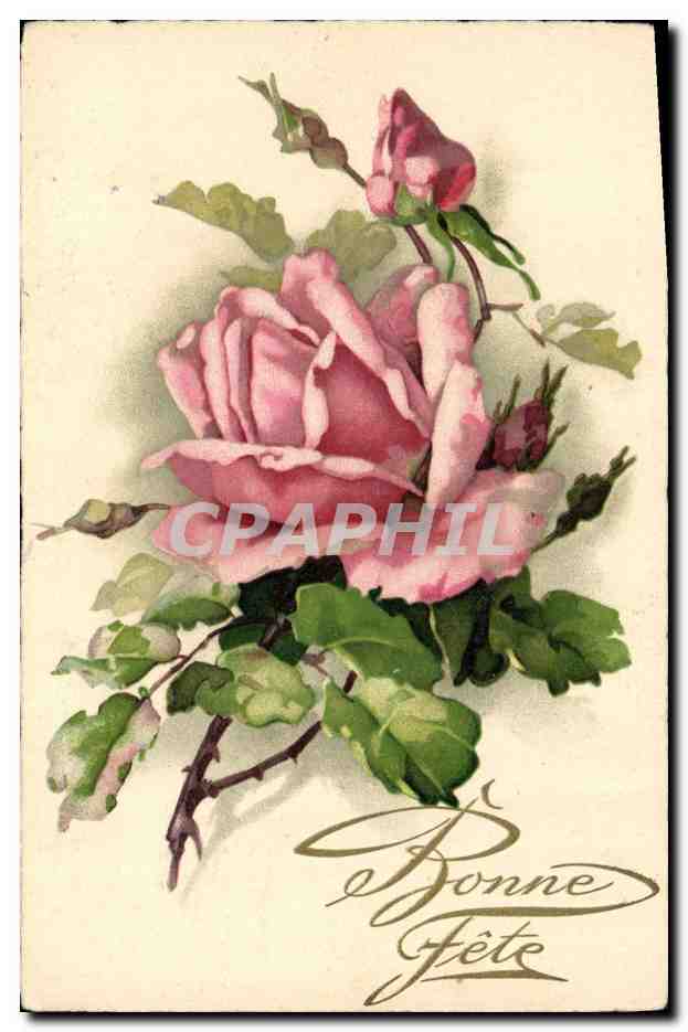CPA Fantaisie Illustrateur Fleurs 