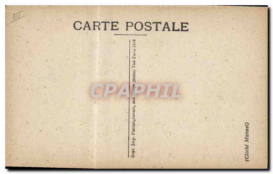 CPA Militaria General de Maudhuy  — Verso