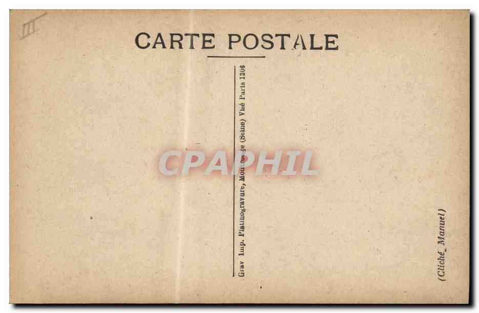 CPA Militaria General Maistre  — Verso