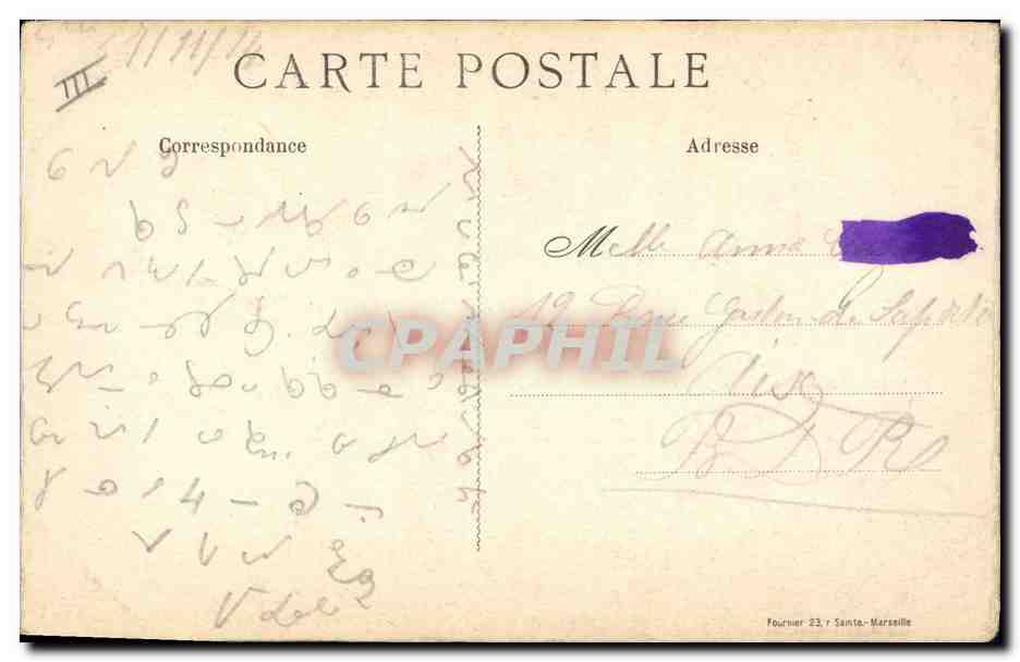 CPA Militaria Lord Kitchener Ministre de la Guerre d'Angleterre  — Verso