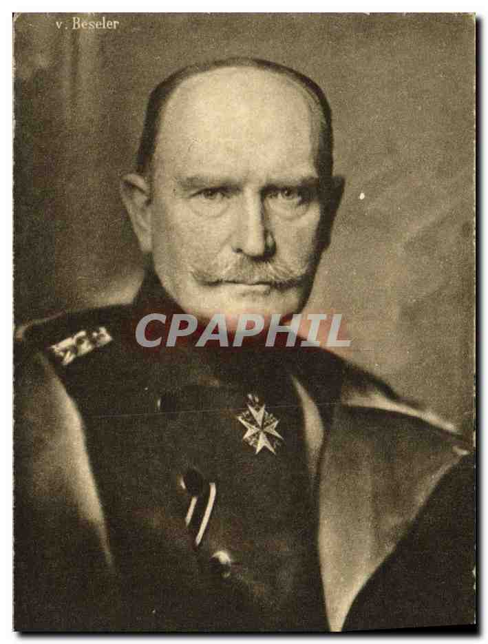 Général en uniforme — décoré de la Croix de fer — v. Beseler