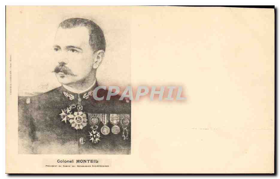Colonel MONTEIL — Président du Comité des Républiques Soudano-Africaines — éditeur non visible