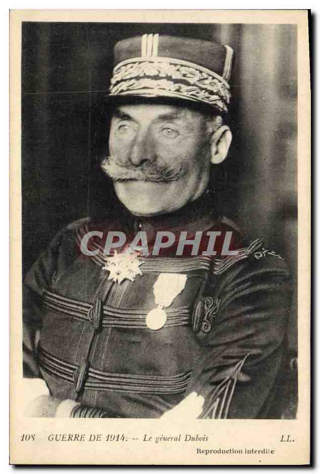Le général Dubois — Guerre de 1914 — Éditeur EDIA Paris-Versailles, n° 108