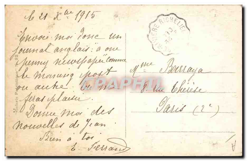 Feld-Maréchal Lord Kitchener — Ministre de la Guerre de Grande-Bretagne — Phot. Russel, Paris — Reverso