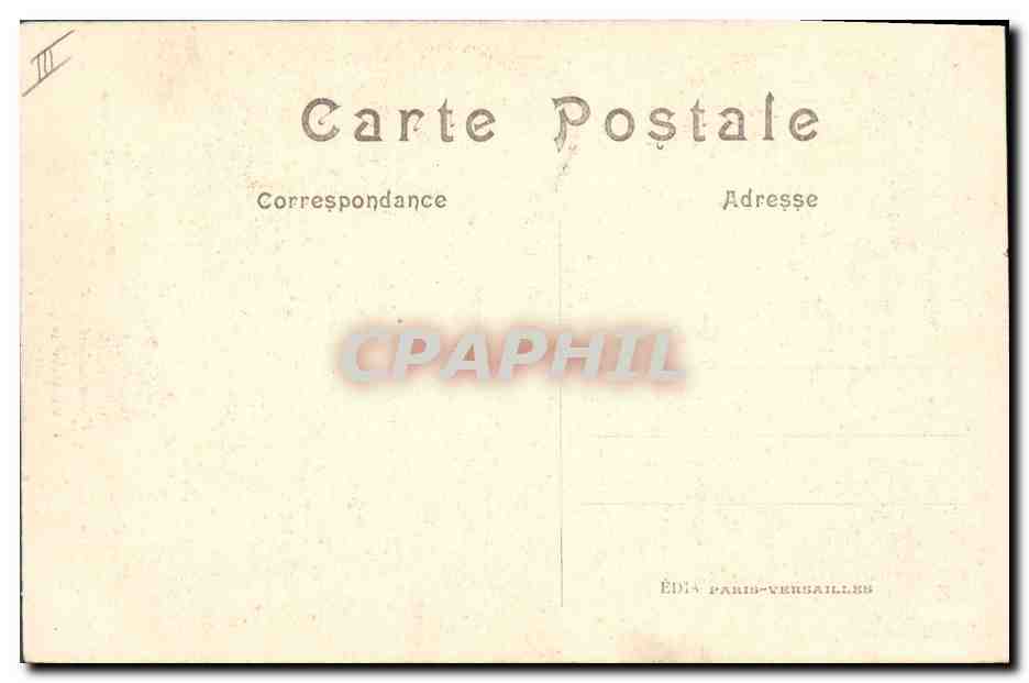 CPA Militaria Sir John French Commandant de l'armee anglaise  — Verso