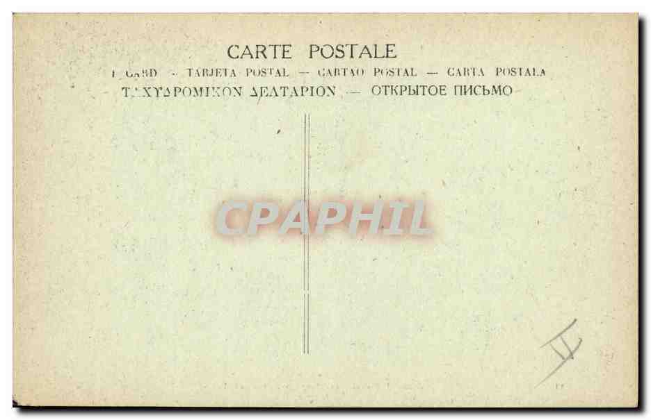CPA Militaria General dubail military governor of Paris  — Rückseite