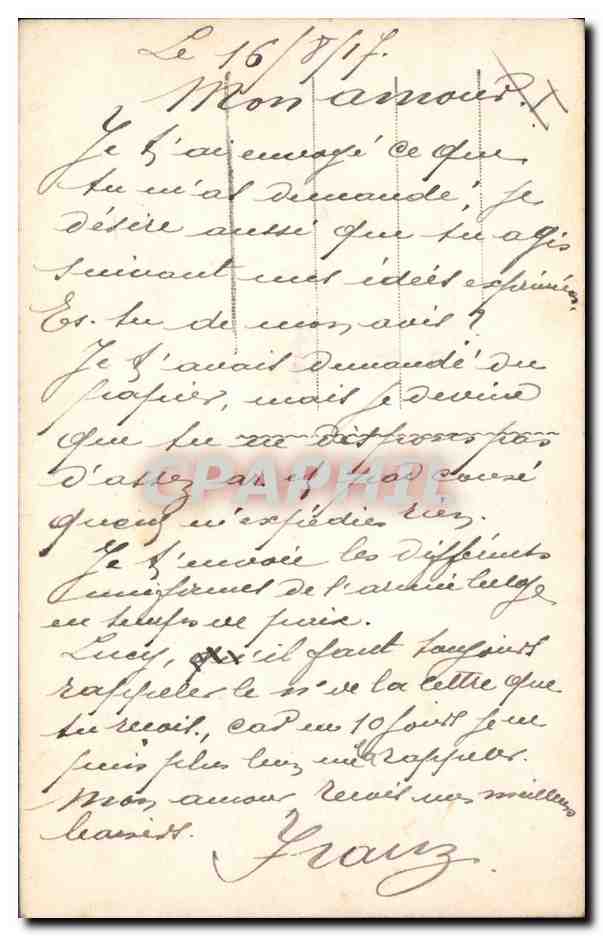 CPA Militaria Le roi protege son armee Belgique Albert  — Rückseite