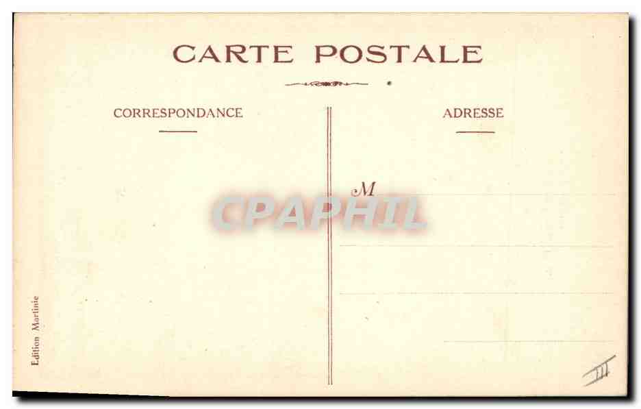 CPA Militaria General Sarrail Haut Commissaire de la Republique Francaise en Syrie  — Verso