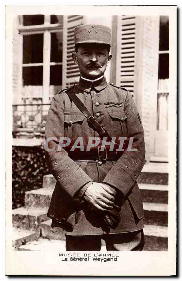 CPA Militaria Paris Musee de l'armee Le general Weygand 