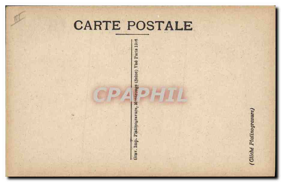 CPA Militaria General Debeney Medaille  — Verso