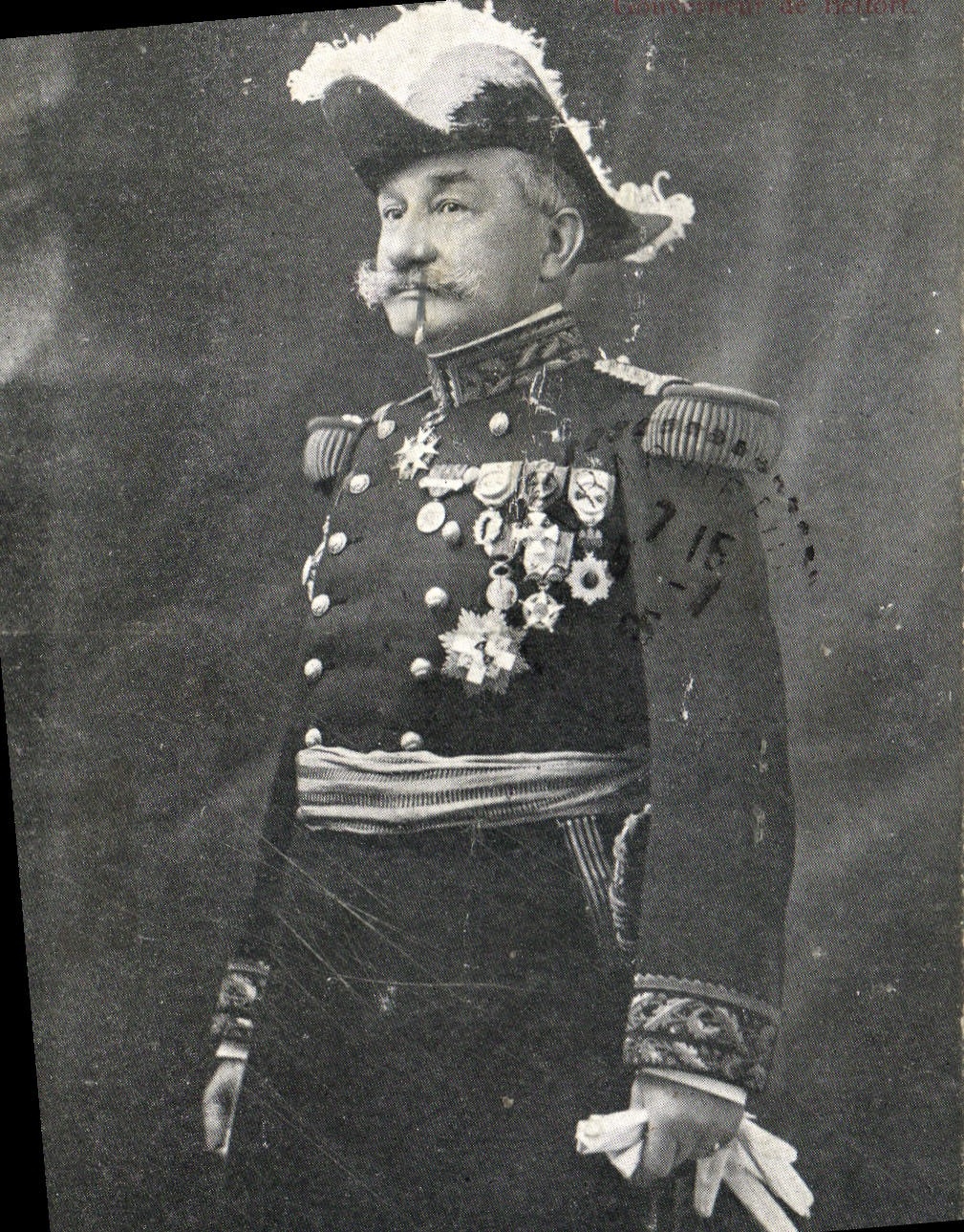 CPA Militaria General Thevenet Gouverneur de Belfort 