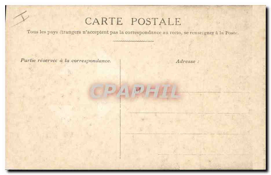 CPA Militaria General Lord Kitchener Ministre de la guerre Anglais  — Verso