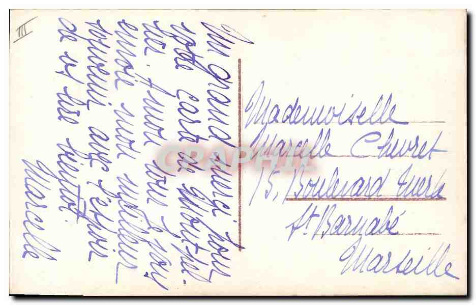 CPA Militaria Le General Maunoury  — Verso